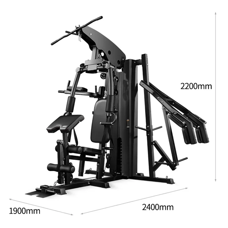 3 Station Comprehensive Fitness Equipment Multifunctional Fitness Equipment Home Gym Strength Exercise Equipment 2024 New Design