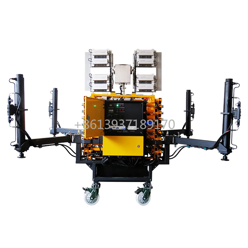 12kw Diesel Light Tower 4x1000W Hydraulic Mast Outdoor Work Use Mobile Towable Mining Construction