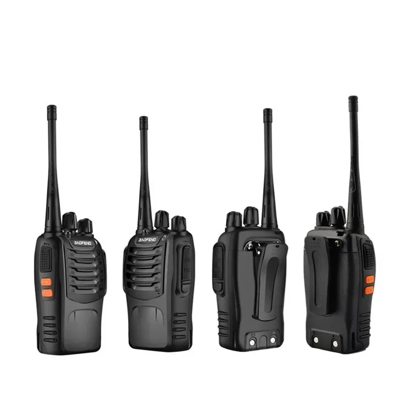 Walkie-talkie de largo alcance, radio bidireccional, transceptor para caza y Hotel, 1 piezas, BF 888S, UHF 400, 470MHz, 888s, H777