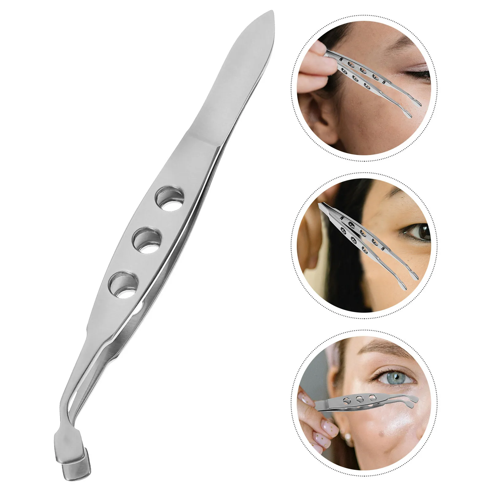 Meibomian Gland Expressor Tweezer Stainless Steel Eyelid Massage Tool For Dry Eyes Blocked Oil Glands Women Facial Care