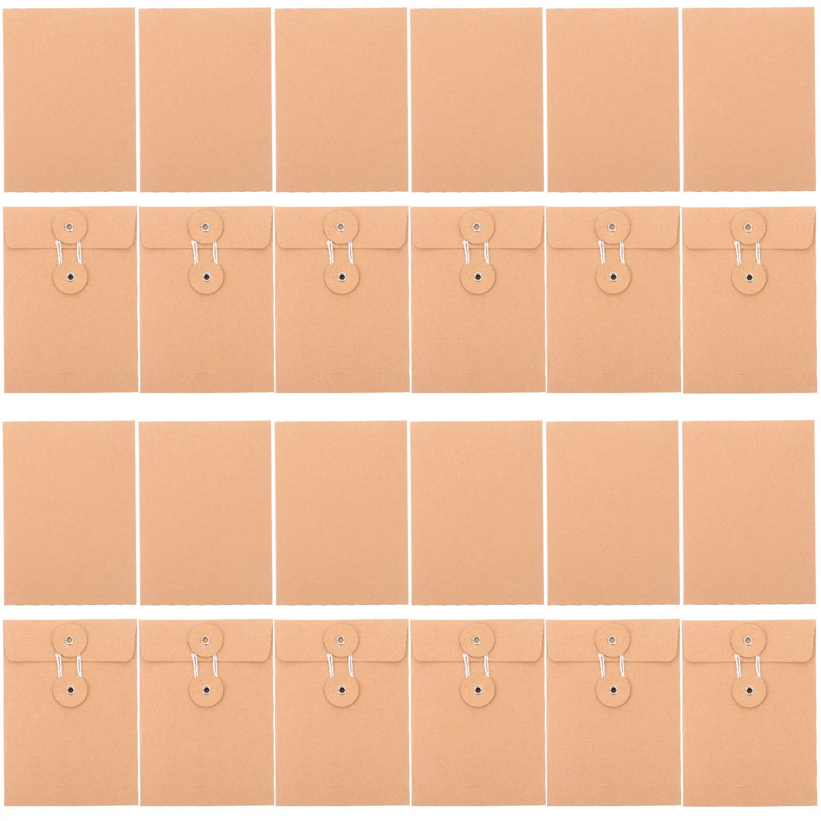 

25 шт. Органайзеры для документов из крафт-бумаги: конверты-пакеты для открыток, приглашений, личной переписки и хранения фотографий