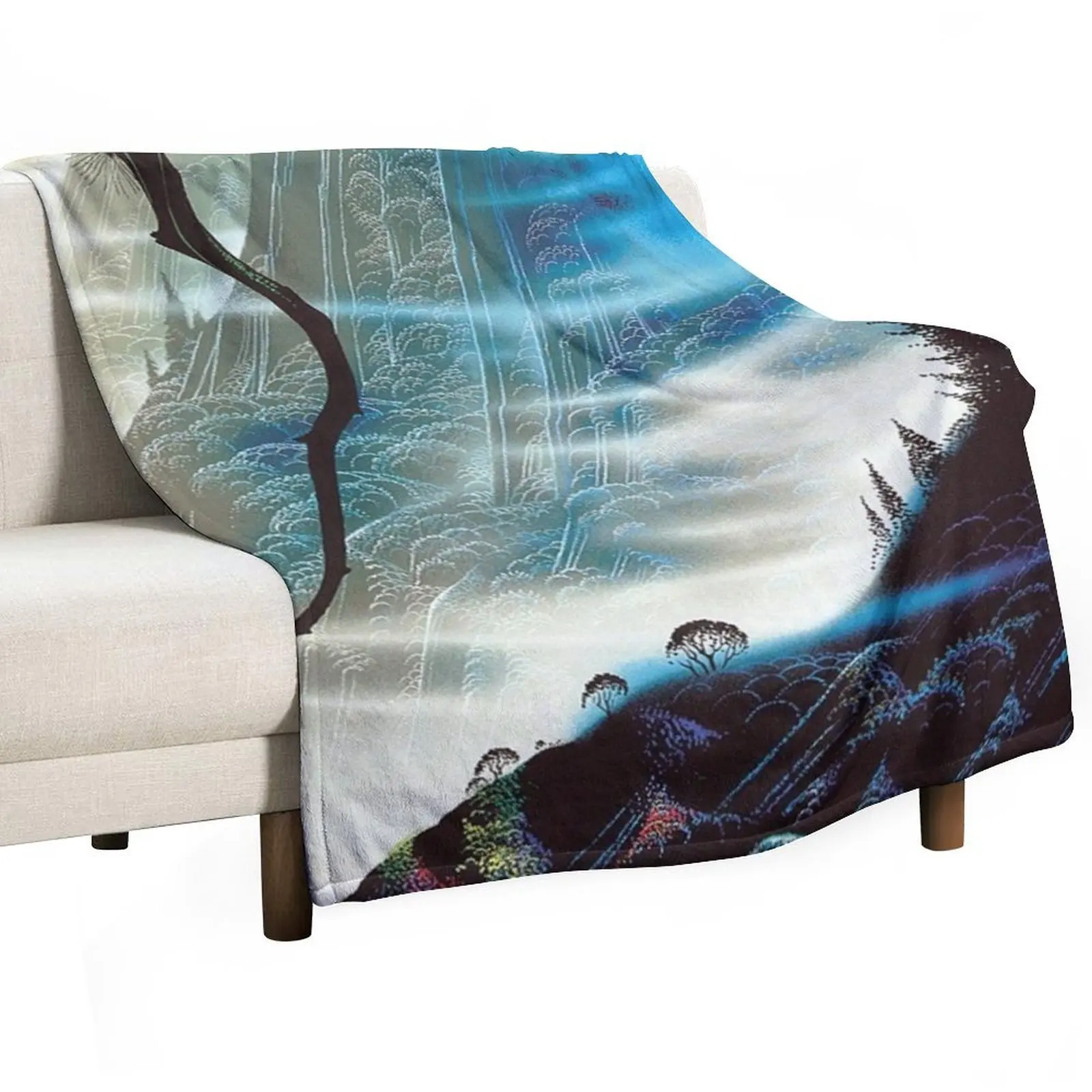 Eyvind Earle Throw Blanket For Sofa Thin warm for winter Multi-Purpose Blankets