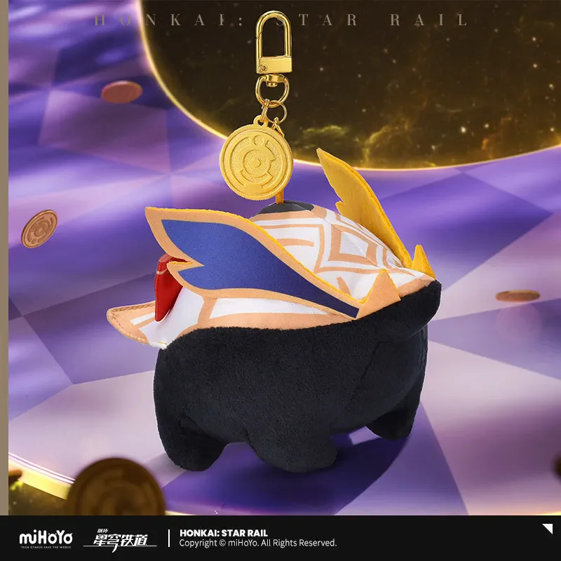 

[Genuine] Anime Game Honkai Star Rail Topaz Numby Stuffed 9cm Keychain Pendant Decoration Cosplay Decoration DIY Halloween Gifts