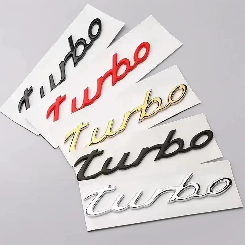 3D Diesel Logo Car Emblem Accessories for Porsche Panamera Cayman Boxster Cayenne Macan GTS Taycan Turbo 4S executive Sticker