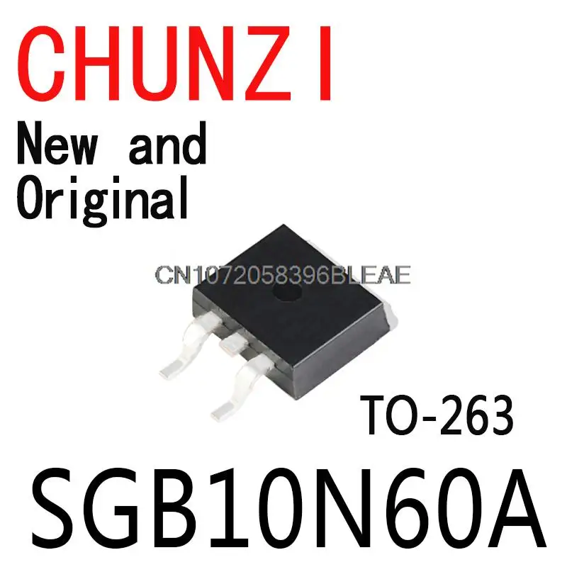 10PCS New and Original G10N60A TO-263 SGB10N60A 