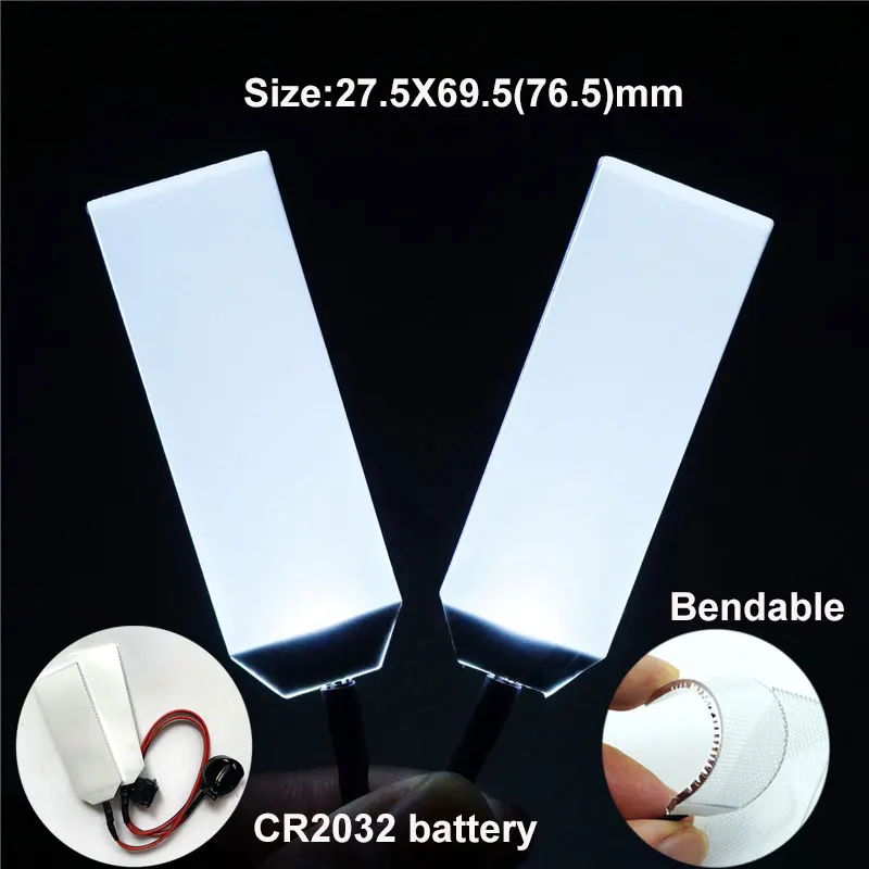 Flexibele buigbare DIY LED-lichtogenkits voor Iron Man Halloween-helmmasker Ooglicht Cosplay-accessoires kunnen bijgesneden rekwisieten