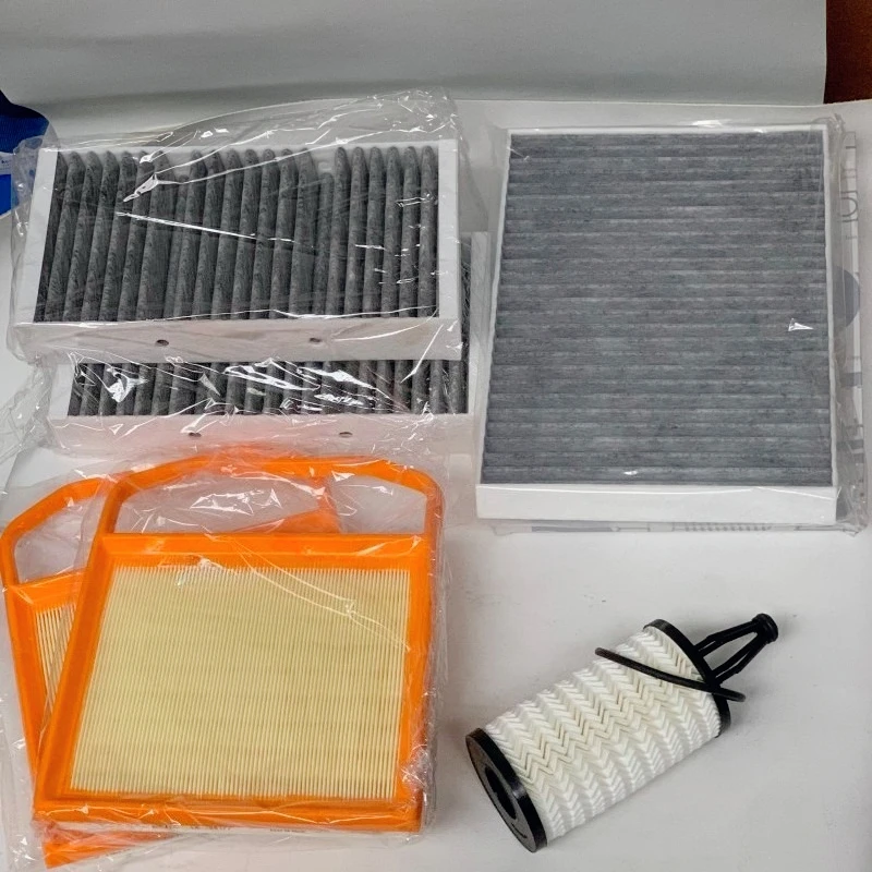 

4pcs Filter Set For GL400 4MATIC X166 GLE320 400 450 ML320 400 W166 3.0T 2014- Engine 276821Cabin AC Air Oil Filter Spare Parts