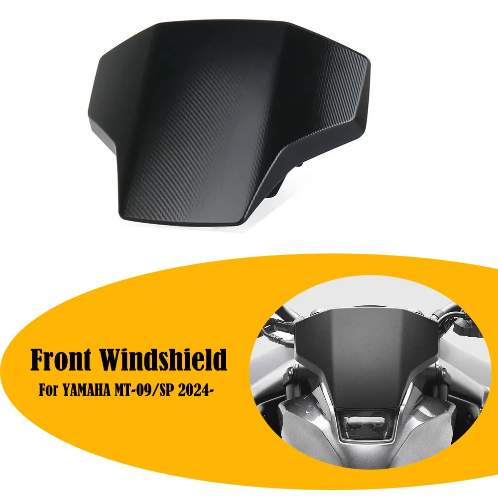 

Fit For YAMAHA MT-09 2024 2025 MT09 SP MT 09 New Motorcycle Sport Windshield Visor Aluminum Windscreen Black Silver