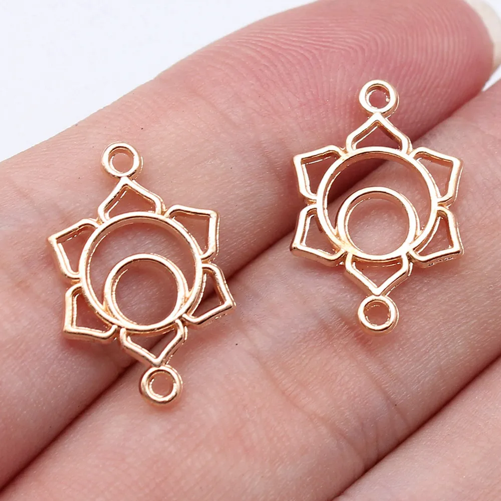 Jewelry Materials Chakra Connector Charms New In Phone Pendant 14pcs