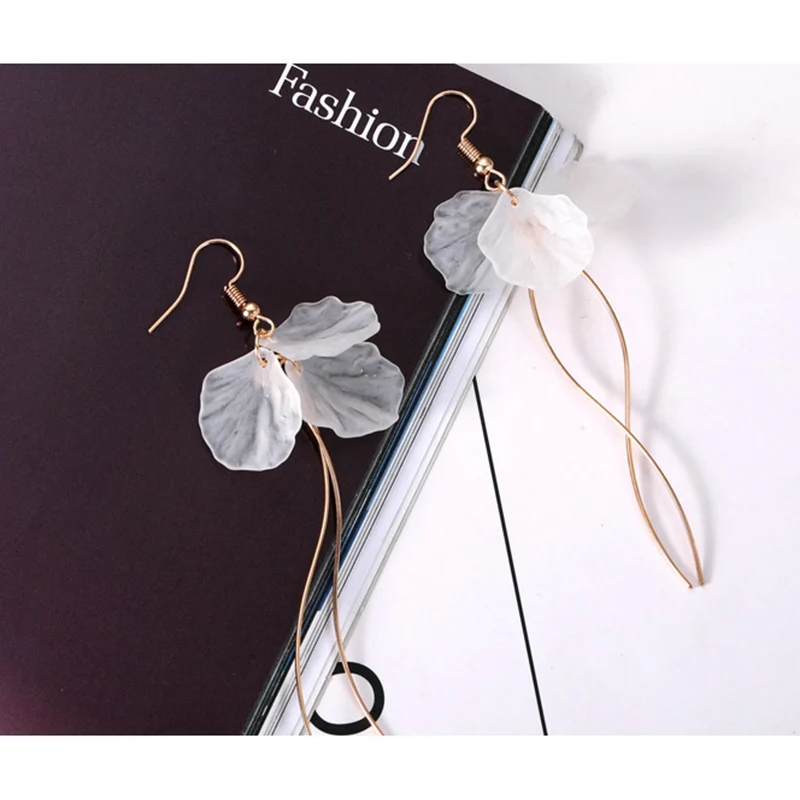 Earrings Ear Drop Everlasting Petals Long Tassel Earrings Jewelry for Women Party Wedding Everlasting Petals Long Tassel Jewelry