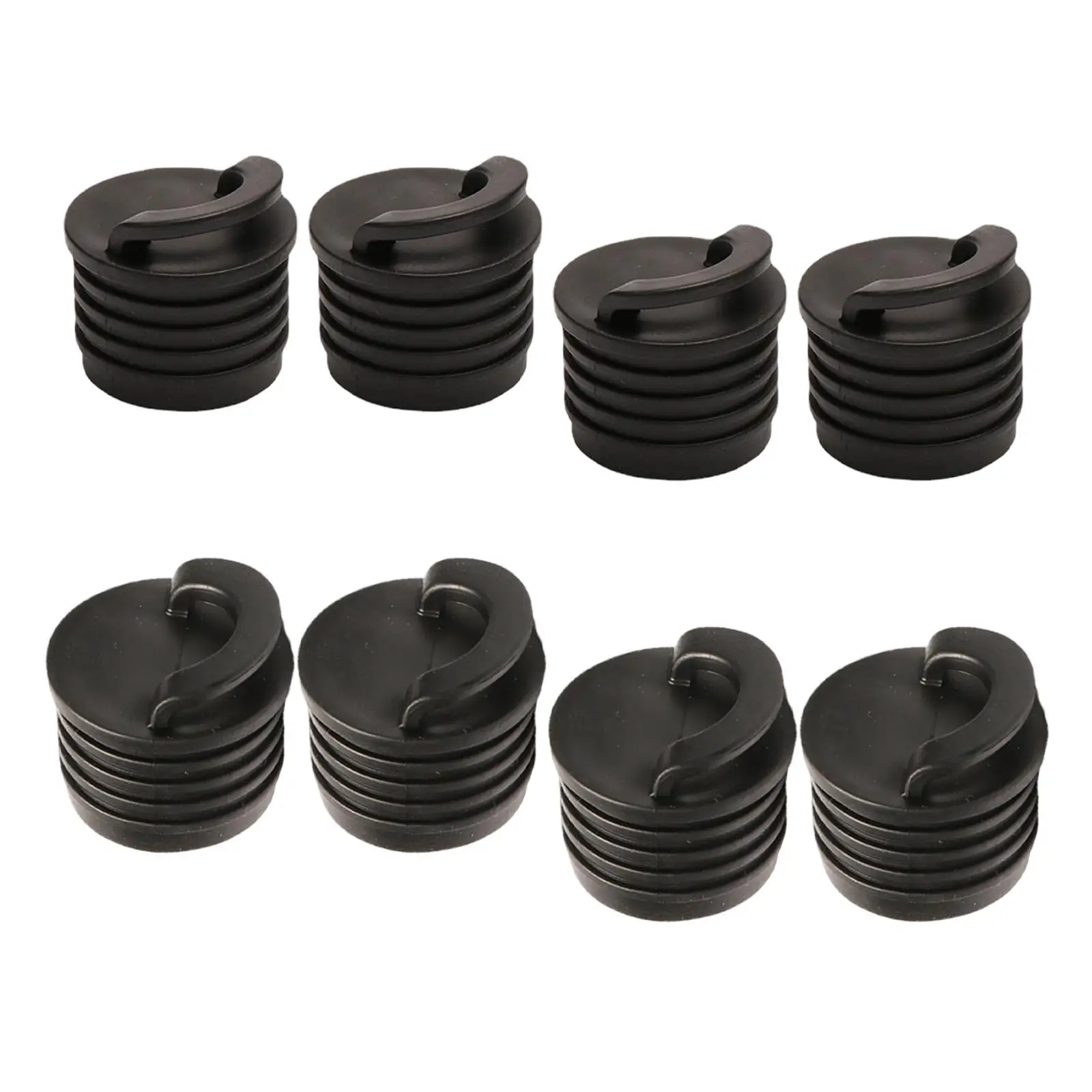 Wear Resistant Rubber Kayak Scupper Plug Drain Hole Stopper Bung for Boat Inflatable Canoe Watercraft