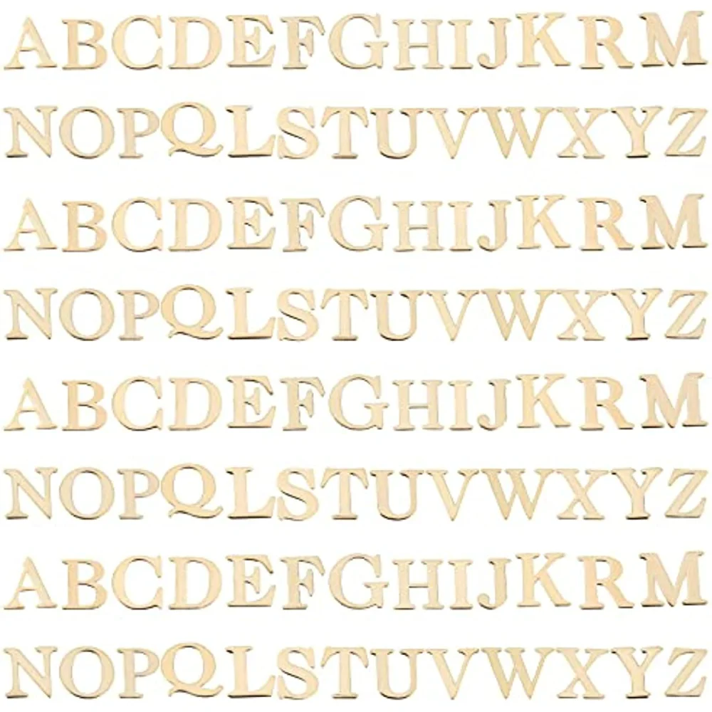 

884Pcs 26 Styles Golden Letter Resin Filler Alphabet Resin Filling Charms Alloy Epoxy Resin Supplies for Nail Art Decoartion