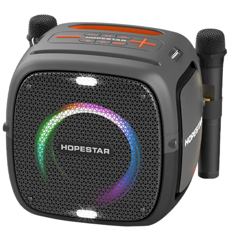 Hopestar Party One Bluetooth Speaker 80W High Power Stereo Subwoofer StormBox Blast Waterproof Column Camping Speaker NEW