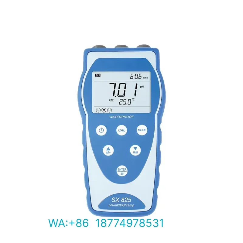 for NADE SX825 Portable pH and Dissolved Oxygen Meter 2.00 to 19.99 pH 0 to 20.00 Mg/L Lab Tester for Aqueous Solutions DO