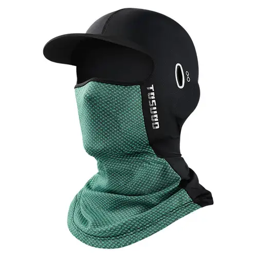 Imagen 1 del producto Protector solar para la cara para hombre y mujer, sombrero con capucha, protección UV, casco de seda de hielo, ciclismo, escalada, correr, cascos de motocicleta
