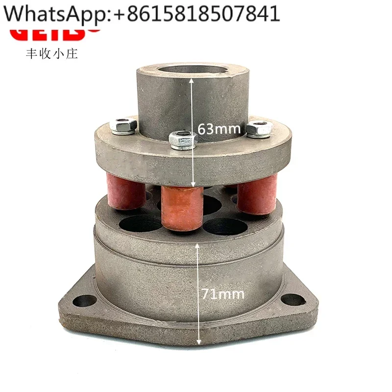 Single cylinder generator pulley change coupling change shaft drive, single cylinder generator direct connector