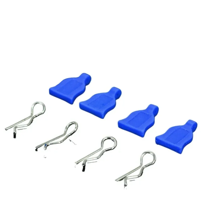 4pc/set 1/10 Clip R Pins Body Shell Easy to disassemble Silica gel for RC Hobby Model Car HPI HSP Trxs Axial Kyosho Wltoys