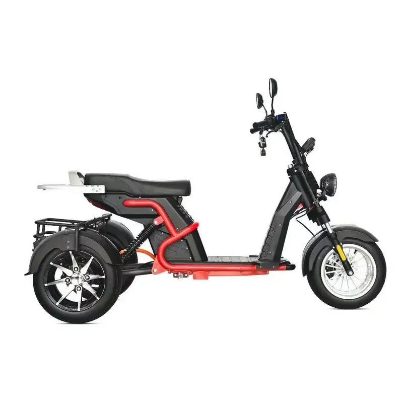 STROVAN Good Quality Newest 3-Wheel Electric Tricycle Trike Open Body 2000W-3000W 60V 20-40AH 30-100km Range 85km/h Max Speed