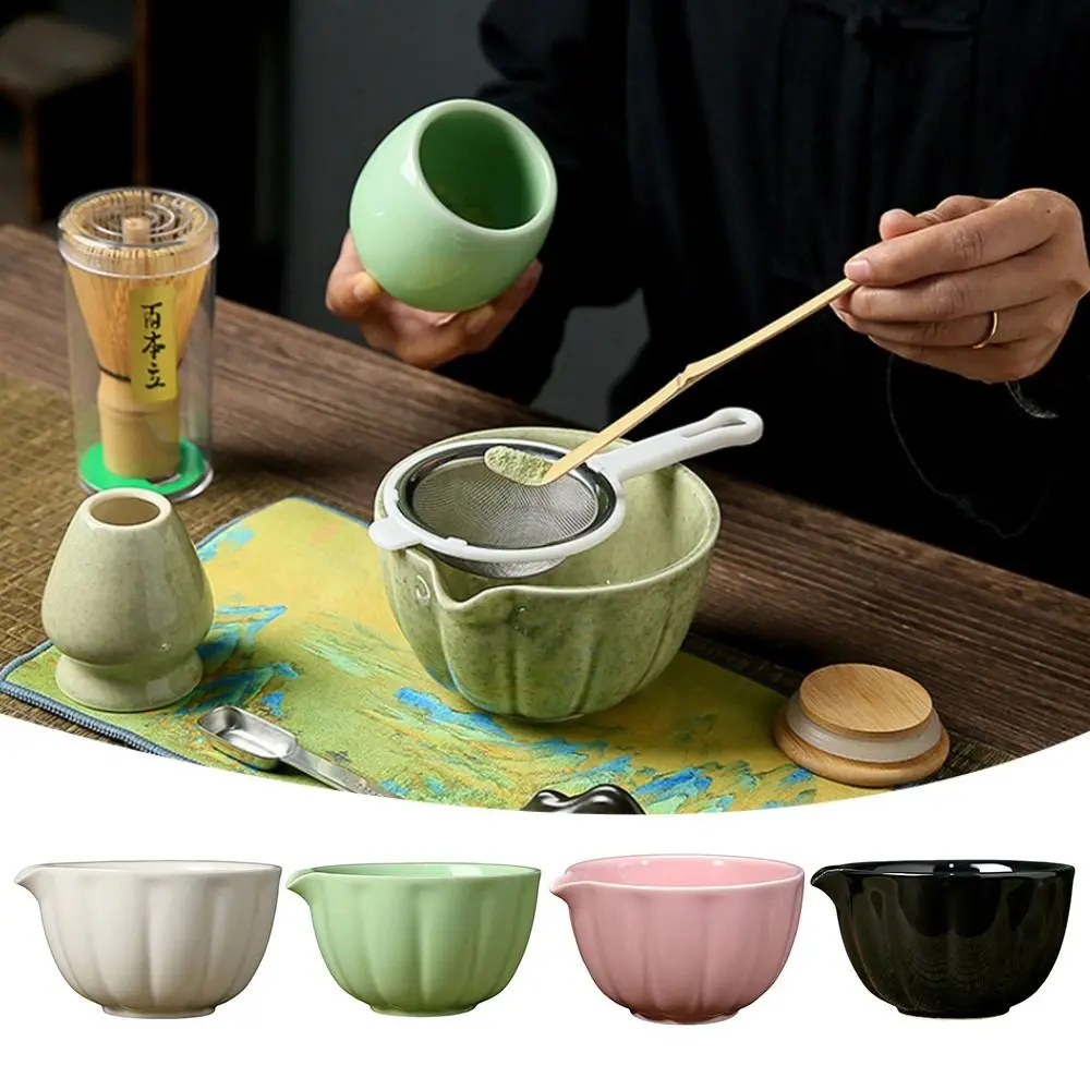 

Ceramic Matcha Bowl Large Capacity High Temperature Resistant Tea Salad Soup Bowl Smooth Green Tea Maker Cup