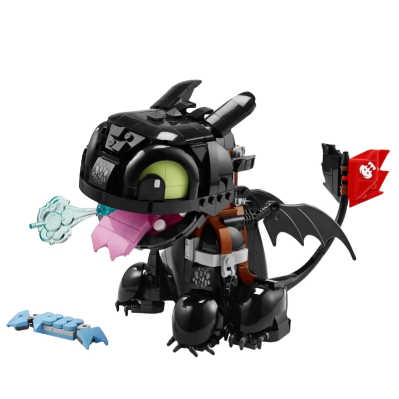 

Miniso Disney 784pcs Toothless Building Blocks Bricks Creative Toys 10375 Home Decor Fit Kids Adults Christmas Birthday Gifts