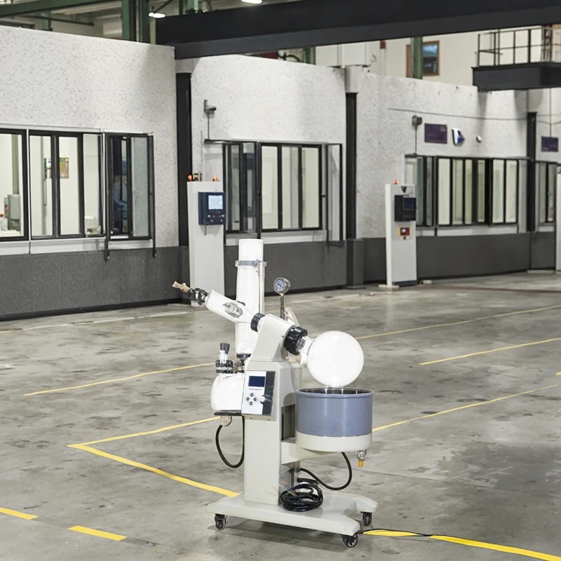 Electric Stainless Steel Distillation Column Reflux Condenser 10L Rotary Evaporator