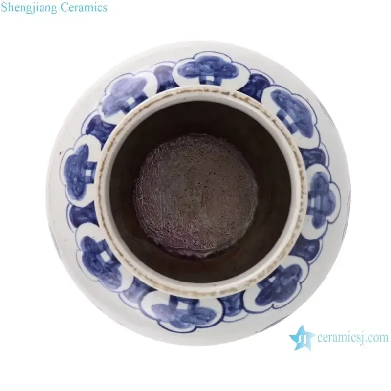 RZFB46-A Jingdezhen Traditional Blue and White Series Dragon Pattern Home Decoration Ceramic Pot