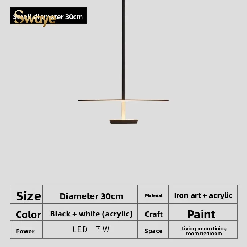 Nordic Minimal Luxury UFO LED Pendant Ceiling Light Bedroom Bar Cafe Restaurant Ceiling Chandelier Home Decor Indoor Luster Lamp