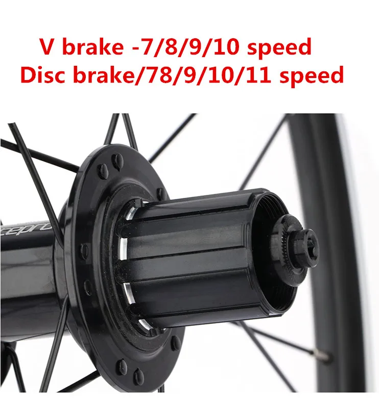 Litepro 20inch Bike Wheel Rims 406 74x130mm V Brake Wheelset 451 100x135mm Disc Brake Wheel Set For Folding Bicycle