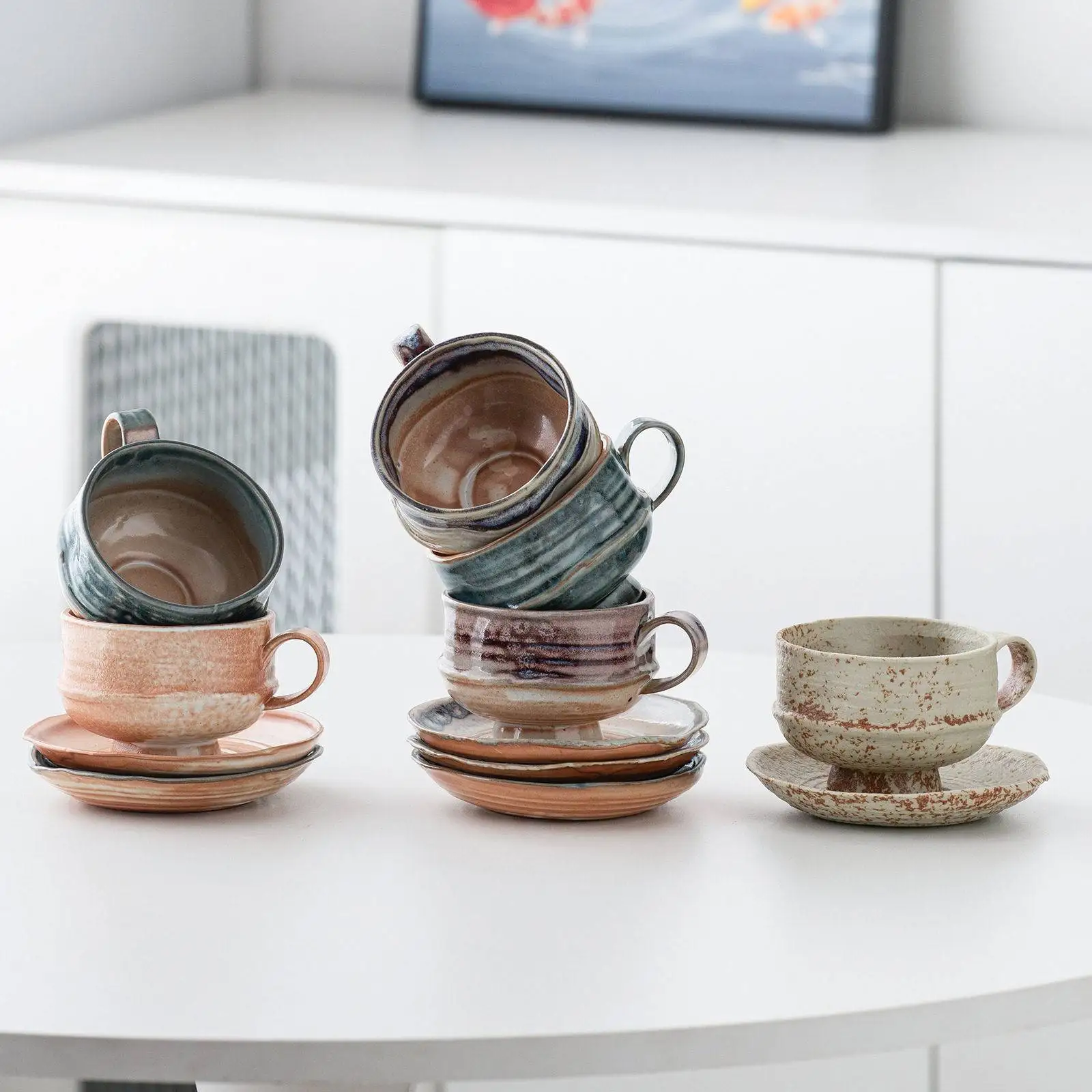 juego-de-tazas-de-cafe-retro-japones-de-ceramica-gruesa-con-platillo-para-latte-art-de-ceramica-rice-hall-kiln-change-taza