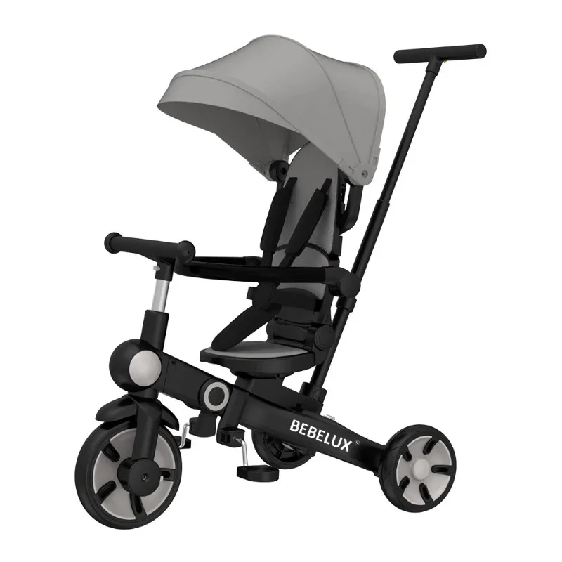 

Multifunctional Baby Tricycle Foldable Kids Push Trike Portable Toddler Stroller Ride On Bike Adjustable Handle Outdoor Travel