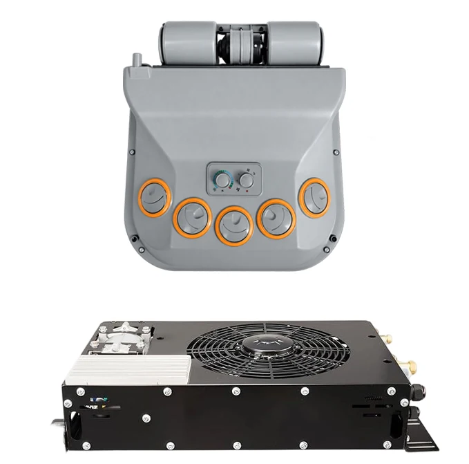 12V Ceiling Mounted Air Conditioner with Concealed External Unit Suitable for RVs,Large Trucks,Cruise Ships,Outdoor Work Vehicle