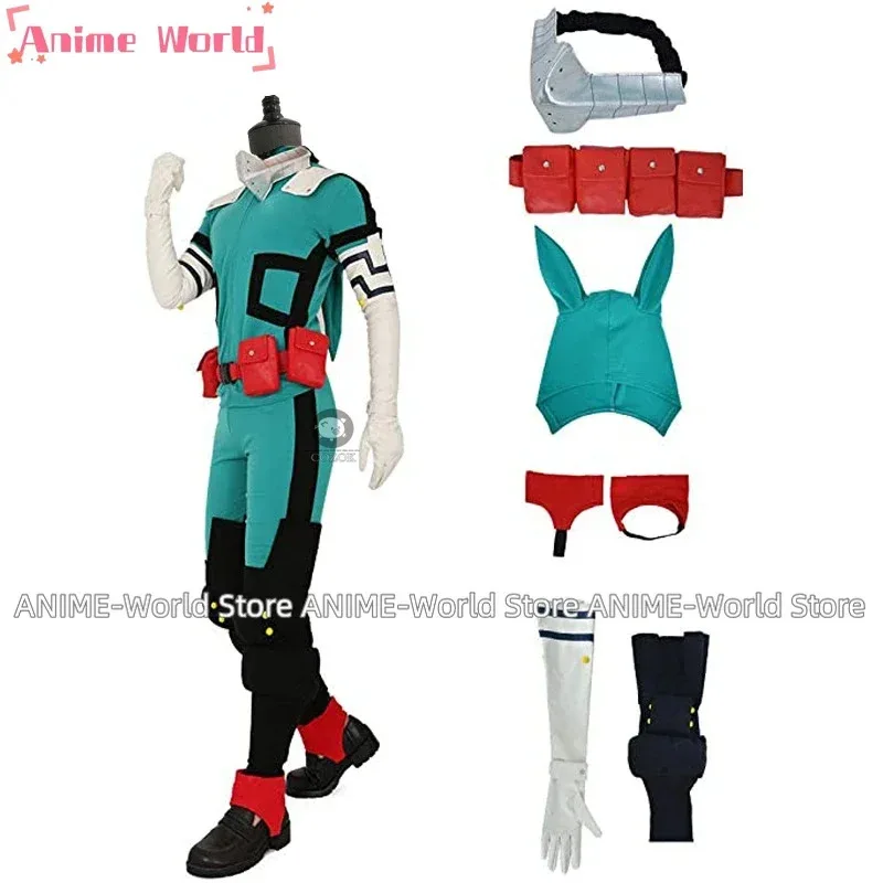 

Anime Cosplay Midoriya Izuku Deku Battle Cosplay Costume Unisex Costume Set Halloween