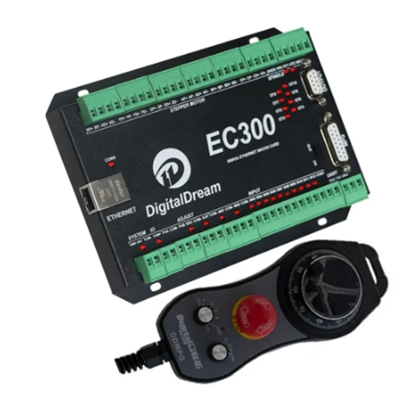 MACH3 Interface Board 3/4/5/6 Axis Control, EC300 Controller MPG Kit