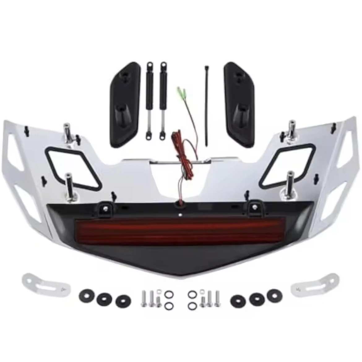 For Honda Gold Wing GL1800 21-25 Motorcycle Trunk Luggage Rack Hardshell Storage Organizer for GL1800 2021-2025 Models