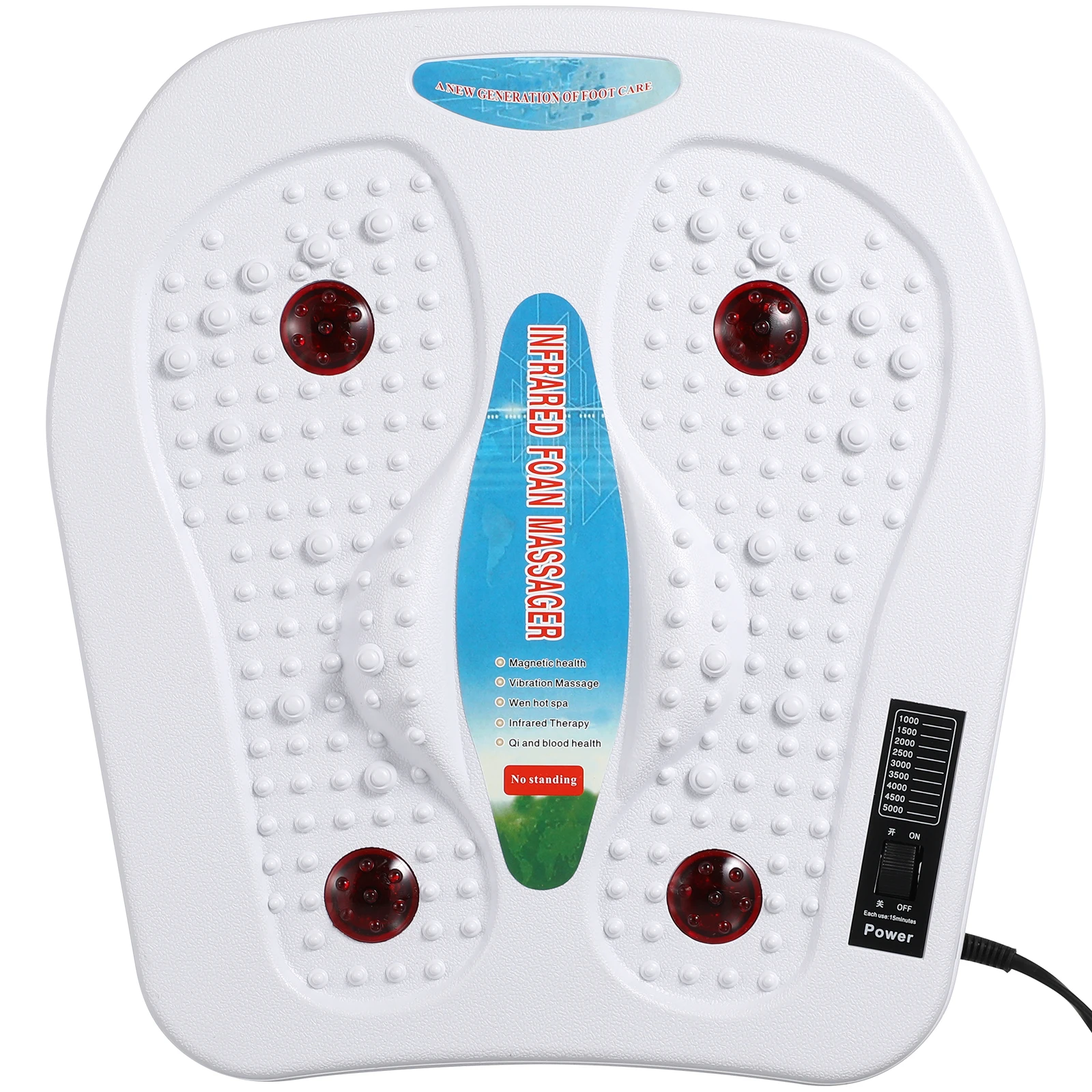 

Heating Foot Massager Electric Feet Massage Tool for Relaxation and Soreness Relief Uk Plug Heating Foot Massager