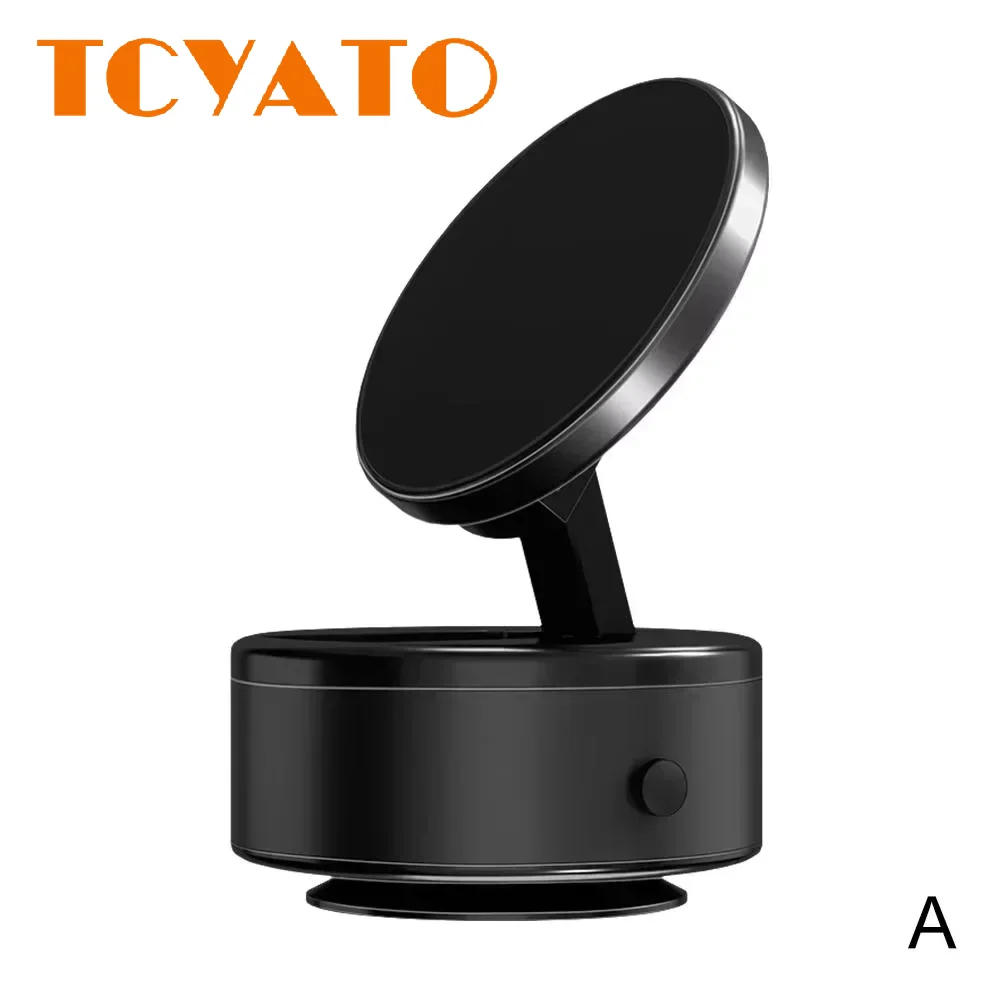 TCYATO Vacuum magnetic suction rotating car stand folding navigation universal car mobile phone stand