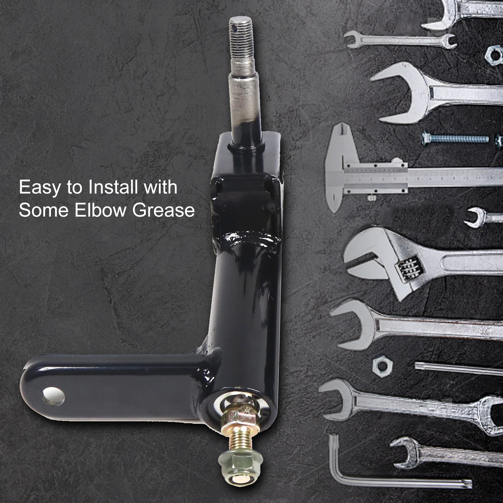 Coleman KT196 Go-Karts용 왼쪽 스핀들 스티어링 너클