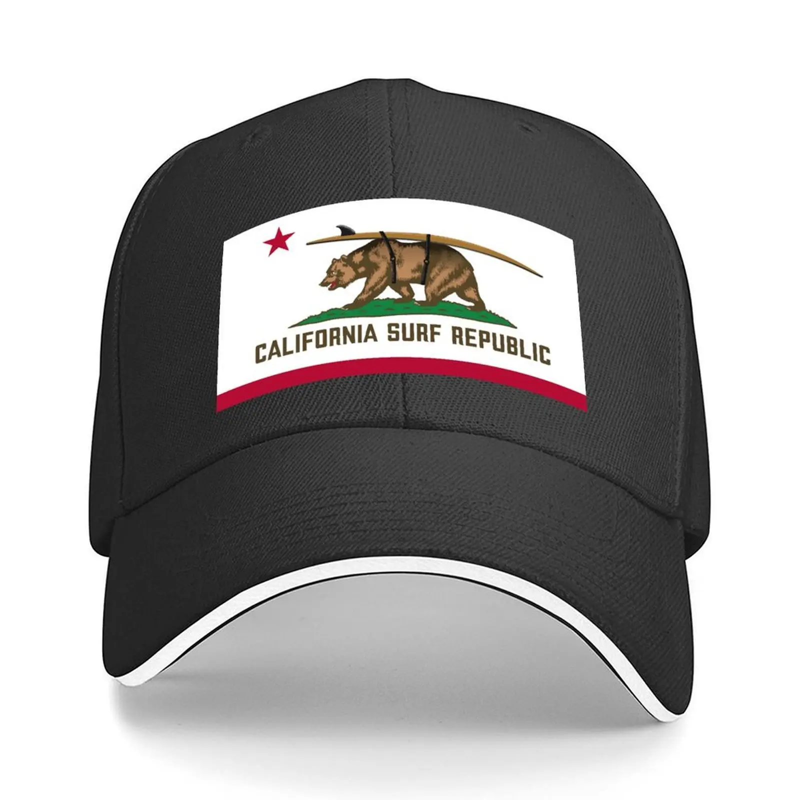 

California Surf Republic Baseball Cap fishing hat Sunhat foam party Hat Anime Women's 2025 Men's