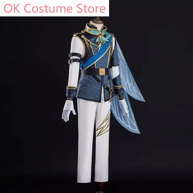 Identity V Luca Balsa Prisoner Winter Cicada Game Suit Handsome Uniform Cosplay Costume Halloween Party Outfit XS-XXL