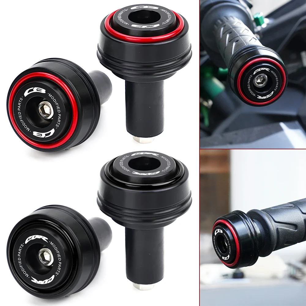 

For Honda CB650R CB500X/F CB300R CBR650R CBR650F CBR1000RR CBR500R Motorcycle Accessories Handlebar Grips End Plugs Caps Sliders