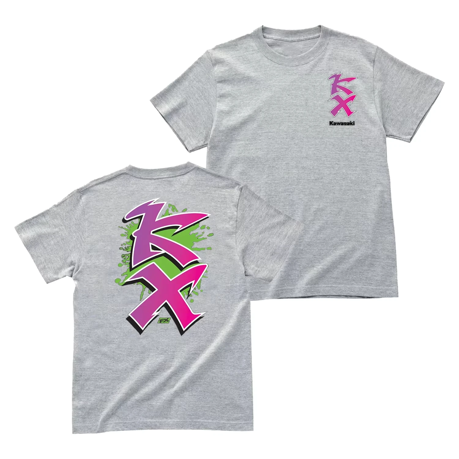 Factory Effex Kawasaki Retro KX camiseta al aire libre Equipe Unisex verano jinete transpirable motocicleta camiseta moda regalo fresco