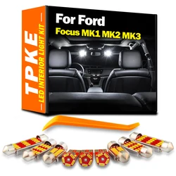 TPKE For Ford Focus MK1 MK2 MK3 1998-2016 2017 2018 Indoor Car Bulbs LED Interior Dome Map Light Kit Accessories Canbus No Error