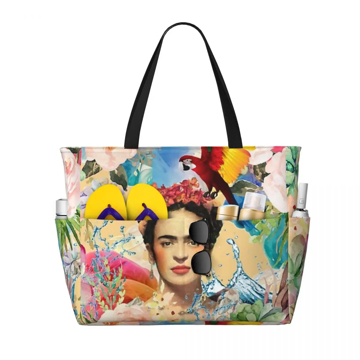 

Large travel bag, waterproof beach bag, Like F-Frida Pool, gym tote or camping bag