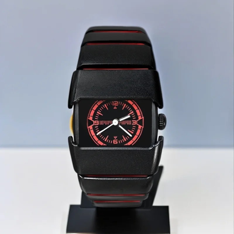 

Y2K Мужские кварцевые часы Ретро Панк Броня Дизайн Европейская и американская мода Тенденция Стиль Мужчины и женщины Кварцевые водонепроницаемые часы