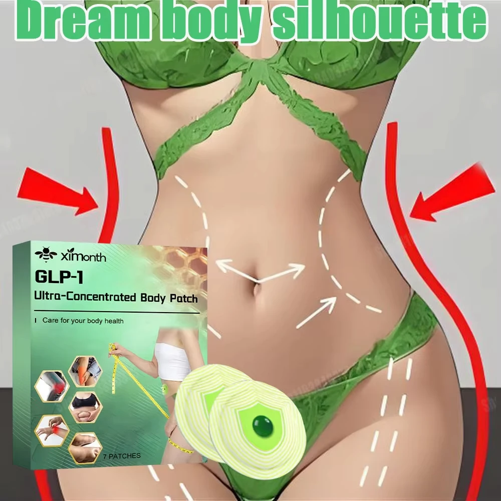 Glp - 1 Belly Patch, For Appetite Control & Metabolism Support, 100% Achieve Desired Body Line Within One Month