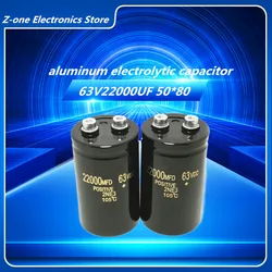 63V 22000UF bolt/screw foot large capacitance 22000uf 63v 50x80mm radial electrolytic capacitor