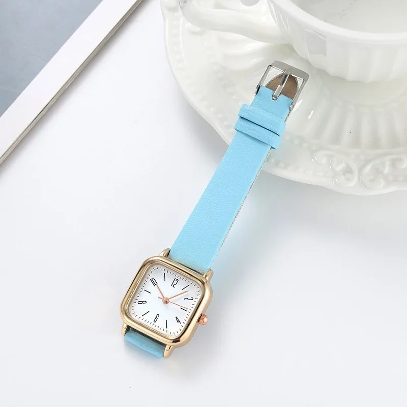 Retro Women's Quartz Watch 2025 Luminous Simple Square Digital Student Timepiece Can be Customized