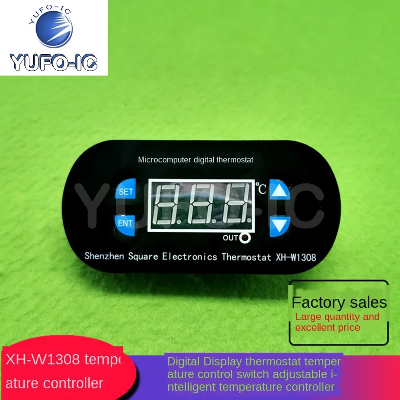 1PCS XH-W1308 Temperature Controller Microcomputer Digital Display Thermostat Thermal Switch Adjustable Intelligent Control