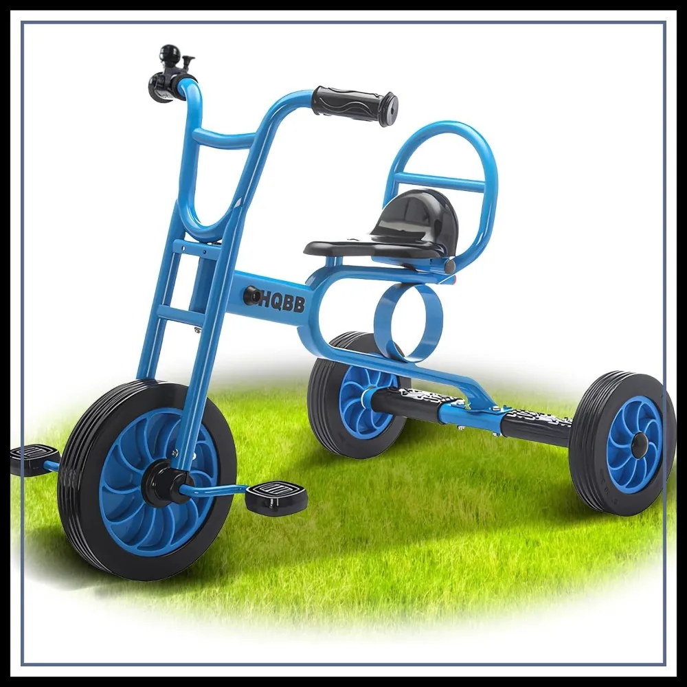 

Kids Tricycle for Ages 3+, Balance Bike with Bell & Rubber Wheels, Indoor/Outdoor Play Equipment
