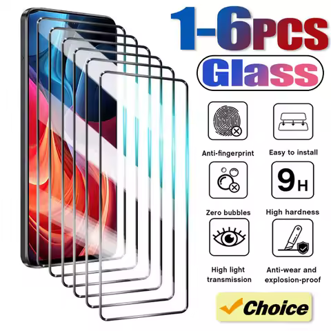 1-6PCS Screen Protector for Samsung Galaxy A01 A21 A41 A71 A81 A91 A12 A22 4G A32 A52S A03 A33 A73 A53 A23 A13 Tempered Glass